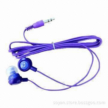 MP3 and Computer Wired Earphones with 3.5mm Cord and 1.1m Wire